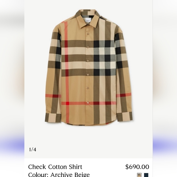 🆕 Burberry iconic  shirt price firm! - Picture 2 of 11